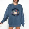 Romantasy Book Club Romance Fantasy Book Lover Tee Comfort Colors Sweatshirt Blue Jean