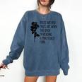 Roses Are Red Pages Are Worn Spicy Book Reading Smut Reader Comfort Colors Sweatshirt Blue Jean