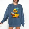 Rubber Duck Reading Book Rubber Duckie Reader Coffee Lover Comfort Colors Sweatshirt Blue Jean Rubber Duck Reading Book Rubber Duckie Reader Coffee Lover Comfort Colors Sweatshirt Blue Jean