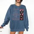 Saying Psychological Thriller Book Reader Lover Comfort Colors Sweatshirt Blue Jean