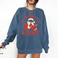 He Sees What You'Ve Been Reading Santa Book Comfort Colors Sweatshirt Blue Jean He Sees What You'Ve Been Reading Santa Book Comfort Colors Sweatshirt Blue Jean