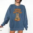 SHHH Happens Librarian Cat Books Library Comfort Colors Sweatshirt Blue Jean SHHH Happens Librarian Cat Books Library Comfort Colors Sweatshirt Blue Jean