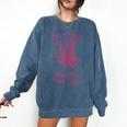 Silly Goose Book Club Comfort Colors Sweatshirt Blue Jean
