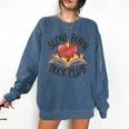 Slow Burn Book Club Romantasy Trope Smut Dark Romance Reader Comfort Colors Sweatshirt Blue Jean
