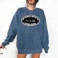 Smithsonian Institution Library 1944 Book Stamp Comfort Colors Sweatshirt Blue Jean