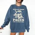 Spread Those Pages Like A Good Girl Shirt Smutty Spicy Book Comfort Colors Sweatshirt Blue Jean Spread Those Pages Like A Good Girl Shirt Smutty Spicy Book Comfort Colors Sweatshirt Blue Jean