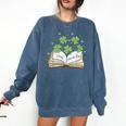 St Patricks Day Book Lover Librarian Reading Saint Pattys Comfort Colors Sweatshirt Blue Jean St Patricks Day Book Lover Librarian Reading Saint Pattys Comfort Colors Sweatshirt Blue Jean