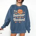 My Summer Is All Booked Book Lover Reading Vacation 2025 Comfort Colors Sweatshirt Blue Jean My Summer Is All Booked Book Lover Reading Vacation 2025 Comfort Colors Sweatshirt Blue Jean
