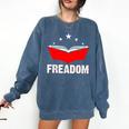 I Survived Reading Banned Books And All I Got Was Smarter Comfort Colors Sweatshirt Blue Jean