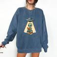 Teacher Alien Books UFO Reading Take Me To Your Reader Comfort Colors Sweatshirt Blue Jean