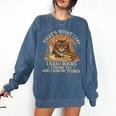 That’s What I Do I Read Books Reading Bookworm Reader Comfort Colors Sweatshirt Blue Jean