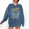 Tired Moms Club Bookish Book Lover Homebody Fall Book Club Comfort Colors Sweatshirt Blue Jean