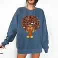 History Month Afro Book Lover Women Girls Librarian Comfort Colors Sweatshirt Blue Jean History Month Afro Book Lover Women Girls Librarian Comfort Colors Sweatshirt Blue Jean