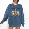 I Tried To Form A Gang But It Turned Into A Book-Club Reader Comfort Colors Sweatshirt Blue Jean