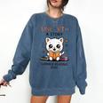 Unearth a Story Cute Kitten Summer Reading 2026 Cat Book Comfort Colors Sweatshirt Blue Jean Unearth a Story Cute Kitten Summer Reading 2026 Cat Book Comfort Colors Sweatshirt Blue Jean