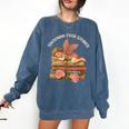 Valentine's Swooning Over Stories Cupid And Book Lover Tee Comfort Colors Sweatshirt Blue Jean Valentine's Swooning Over Stories Cupid And Book Lover Tee Comfort Colors Sweatshirt Blue Jean