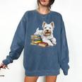 West Highland Terrier Books Dog Breed Westie For Men Women Kids Comfort Colors Sweatshirt Blue Jean West Highland Terrier Books Dog Breed Westie For Men Women Kids Comfort Colors Sweatshirt Blue Jean