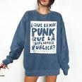What's More Punk Than The Public Library Book Lover Comfort Colors Sweatshirt Blue Jean What's More Punk Than The Public Library Book Lover Comfort Colors Sweatshirt Blue Jean