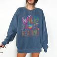 Wild About Reading Books Readers Lovers Bookworm Library Day Comfort Colors Sweatshirt Blue Jean