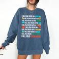 I Will Read Books On A Boat & Everywhere Reading Book Comfort Colors Sweatshirt Blue Jean I Will Read Books On A Boat & Everywhere Reading Book Comfort Colors Sweatshirt Blue Jean