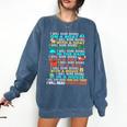 I Will Read Books On A Boat Kids Reading Read Books Comfort Colors Sweatshirt Blue Jean