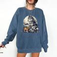 Wolf Reading Book Librarian Library Wolves Comfort Colors Sweatshirt Blue Jean Wolf Reading Book Librarian Library Wolves Comfort Colors Sweatshirt Blue Jean
