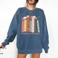 Women Of The Bible Christian Books Full Color Comfort Colors Sweatshirt Blue Jean