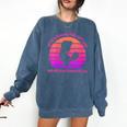 Women's With A Dreamy Far-Off Look And Her Nose Stuck In A Book Comfort Colors Sweatshirt Blue Jean Women's With A Dreamy Far-Off Look And Her Nose Stuck In A Book Comfort Colors Sweatshirt Blue Jean