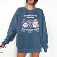 Women's Nothing Beats Reading Book Lover Statement Comfort Colors Sweatshirt Blue Jean Women's Nothing Beats Reading Book Lover Statement Comfort Colors Sweatshirt Blue Jean