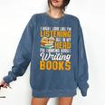 Writer Book Published Author Writers Men Women Comfort Colors Sweatshirt Blue Jean Writer Book Published Author Writers Men Women Comfort Colors Sweatshirt Blue Jean