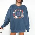 Xmas Tis The Season To Be Reading Books Pajamas Comfort Colors Sweatshirt Blue Jean Xmas Tis The Season To Be Reading Books Pajamas Comfort Colors Sweatshirt Blue Jean