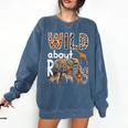 Zoo Animals Wild About Reading Books Reader Lover Librarian Comfort Colors Sweatshirt Blue Jean Zoo Animals Wild About Reading Books Reader Lover Librarian Comfort Colors Sweatshirt Blue Jean