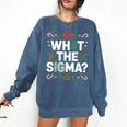 What The Sigma Christmas Party Outfit For Introverts Comfort Colors Sweatshirt Denim