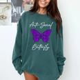 Introvert Antisocial Butterfly For Women Men Comfort Colors Sweatshirt Blue Spruce Introvert Antisocial Butterfly For Women Men Comfort Colors Sweatshirt Blue Spruce