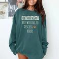 Introvert But Willing To Discuss Birds Bird Watching Birding Comfort Colors Sweatshirt Blue Spruce Introvert But Willing To Discuss Birds Bird Watching Birding Comfort Colors Sweatshirt Blue Spruce