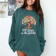 100th Day Of School Books Tree Reading Comfort Colors Sweatshirt Chalky Mint 100th Day Of School Books Tree Reading Comfort Colors Sweatshirt Chalky Mint
