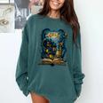 4 Books Are Portable Magic Bookish Reading Nerd Quote Comfort Colors Sweatshirt Chalky Mint