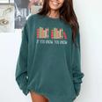 6 7 If You Know You Know Book Lover Six Seven Meme Comfort Colors Sweatshirt Chalky Mint