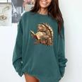 Alligator Snapping Turtle Reading A Book Comfort Colors Sweatshirt Chalky Mint Alligator Snapping Turtle Reading A Book Comfort Colors Sweatshirt Chalky Mint