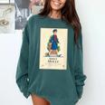 American Girl Meet Molly Book Cover Comfort Colors Sweatshirt Chalky Mint