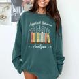Applied Behavior Analysis Book Wildflower ABA RBT Therapist Comfort Colors Sweatshirt Chalky Mint Applied Behavior Analysis Book Wildflower ABA RBT Therapist Comfort Colors Sweatshirt Chalky Mint