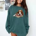 Basset Hound Books Dog Breed Graphic Comfort Colors Sweatshirt Chalky Mint Basset Hound Books Dog Breed Graphic Comfort Colors Sweatshirt Chalky Mint