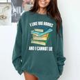 I Like Big Books And I Cannot Lie Book Reading Book Lover Comfort Colors Sweatshirt Chalky Mint