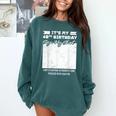 Birthday It's My 40th Birthday Guest Book Birthday Party Comfort Colors Sweatshirt Chalky Mint Birthday It's My 40th Birthday Guest Book Birthday Party Comfort Colors Sweatshirt Chalky Mint