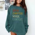 Book Chapter Verse Christian Bible Reformed Theology Comfort Colors Sweatshirt Chalky Mint Book Chapter Verse Christian Bible Reformed Theology Comfort Colors Sweatshirt Chalky Mint