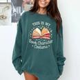 This Is My Book Character Costume Comfort Colors Sweatshirt Chalky Mint