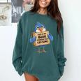 This Is My Book Character Costume Pigeon Kids Reading Comfort Colors Sweatshirt Chalky Mint