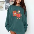 This Is My Book Character Costume- Pigeon Kids Reading Comfort Colors Sweatshirt Chalky Mint