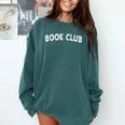 Book Club Comfort Colors Sweatshirt Chalky Mint
