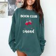 Book Club Squad Reading Bookworm Wine Lover Humor Comfort Colors Sweatshirt Chalky Mint Book Club Squad Reading Bookworm Wine Lover Humor Comfort Colors Sweatshirt Chalky Mint